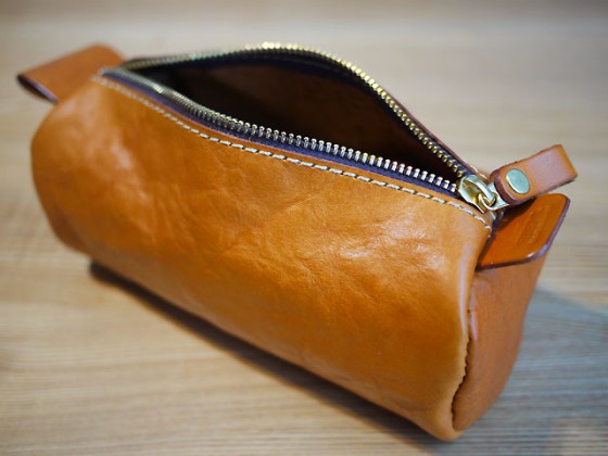 Bigペンケース キャメル1