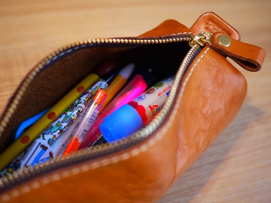 Bigペンケース キャメル2