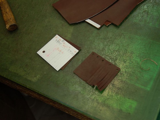 タッセルと型紙