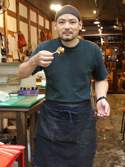 たこ焼き店長とエプロン