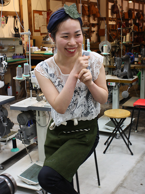 くの一とエプロン