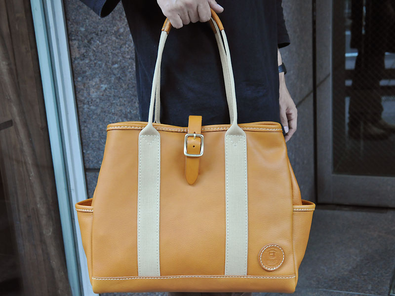 トートバッグ ホック留め