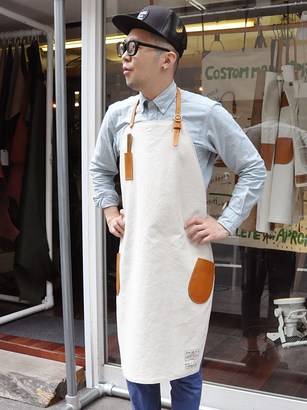 エプロン 胸当て付き