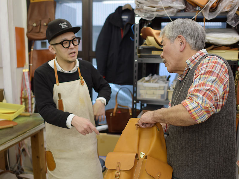 森山サンプルリュック