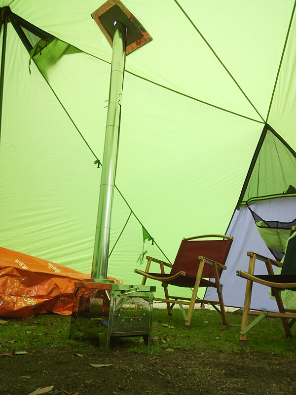 薪ストーブ 煙突