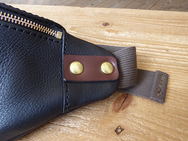 旅モノ:2カラーウエストバッグ ツートン