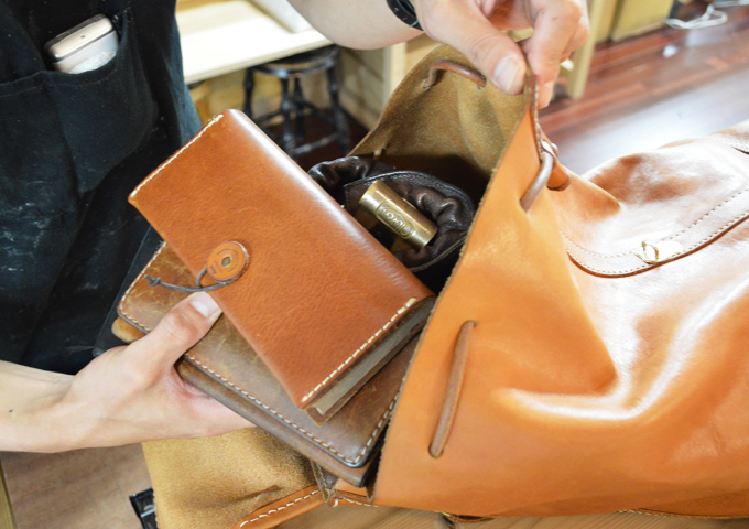 スタッフ愛用品：1本ベルトリュック　愛用法1