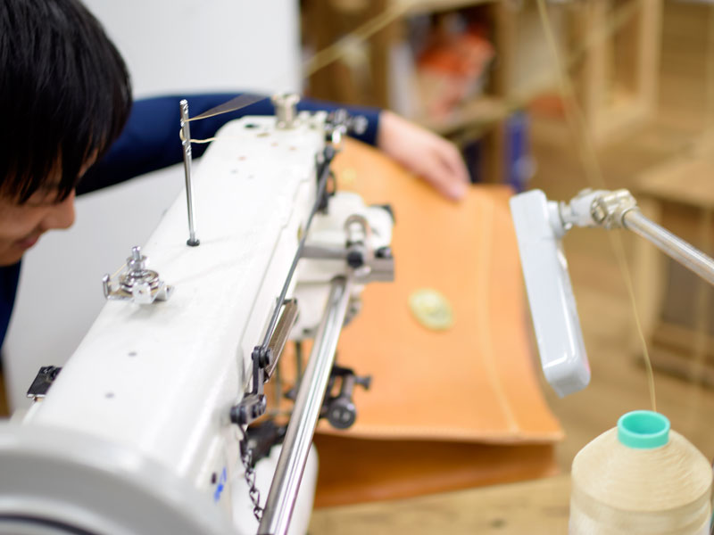 ダレスバッグの縫製2