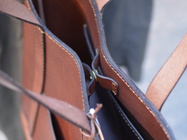 折りたためるトート 作り手:田中 開口部