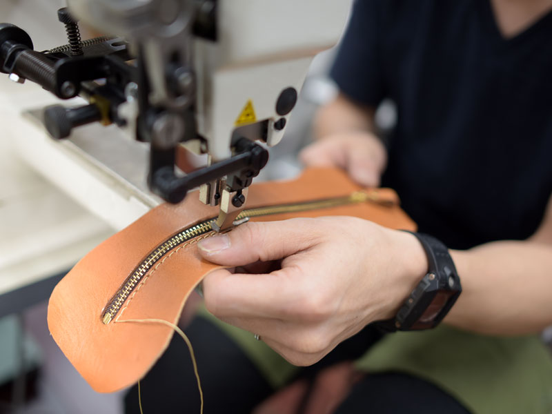 ラウンディッシュペンケース製作風景2