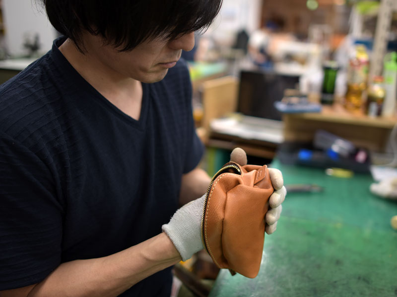 ラウンディッシュペンケース製作風景5