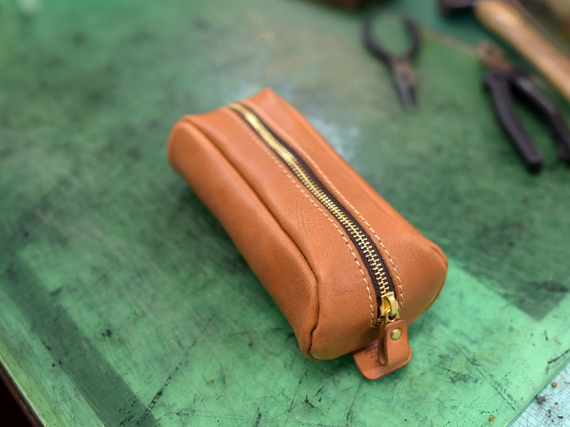 ラウンディッシュペンケース製作風景6