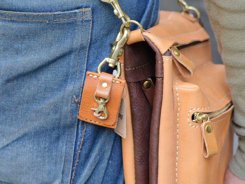 ダブルコインキーホルダー 鞄に引っ掛ける