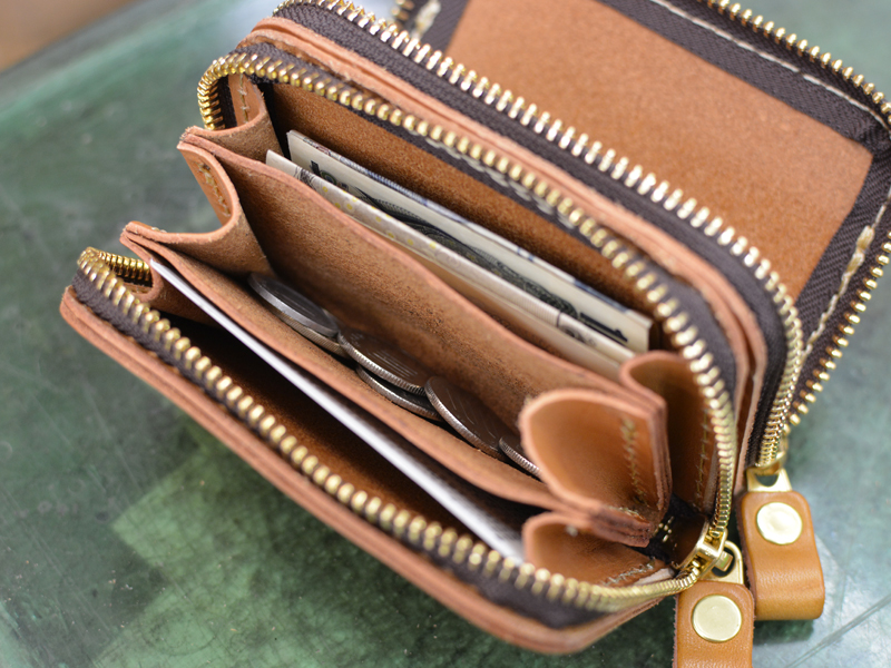 一体型財布 収納例