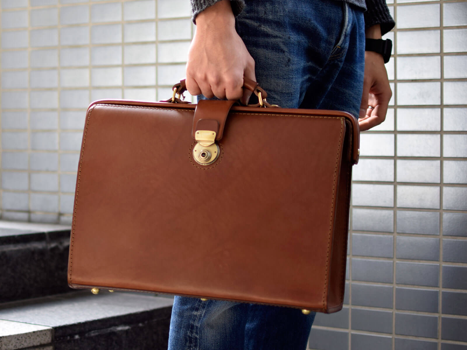 気取らないダレスバッグを作りました!