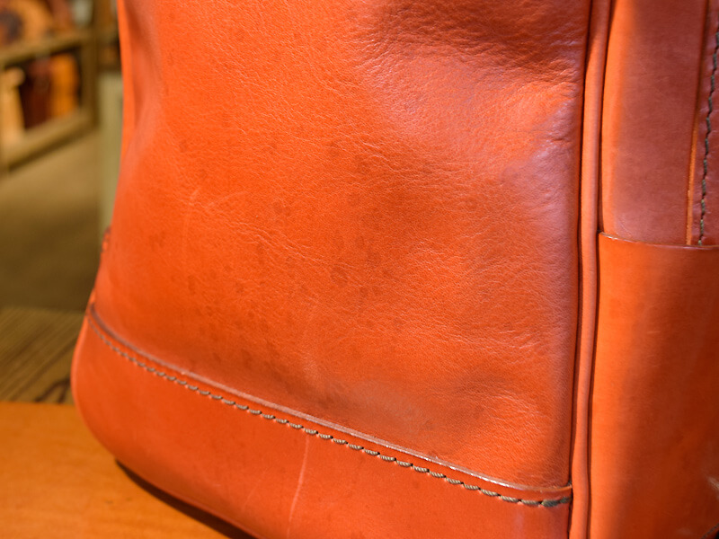 ベリッシモリュック 雨シミ