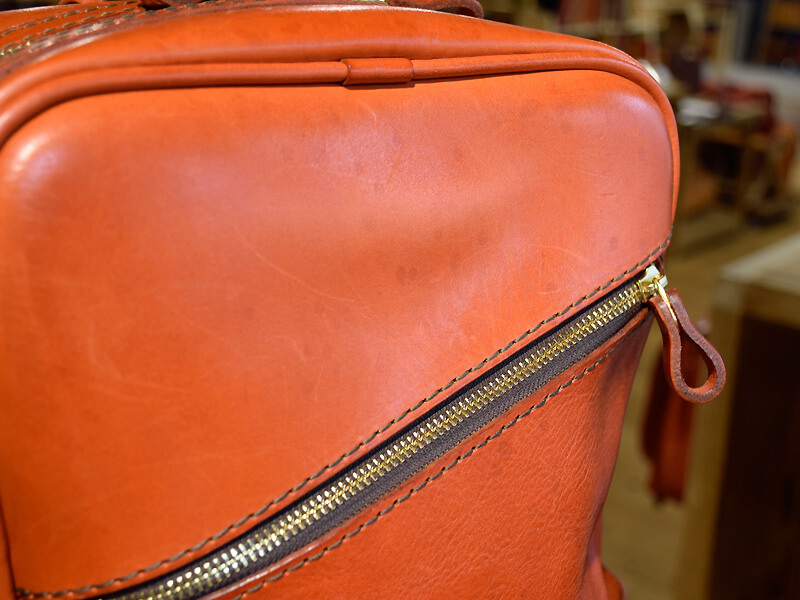 ベリッシモリュック 雨シミ2