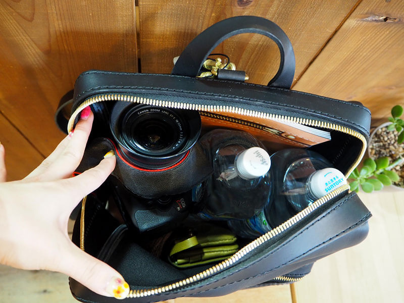 フェイズリュック Mサイズ収納