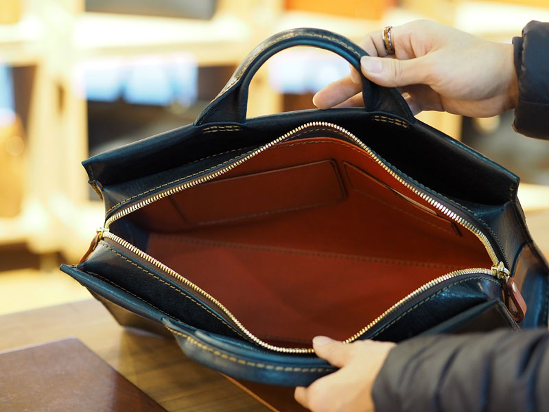 あおりポケット二本手ビジネスバッグ(BW-104) 特別仕様オープン