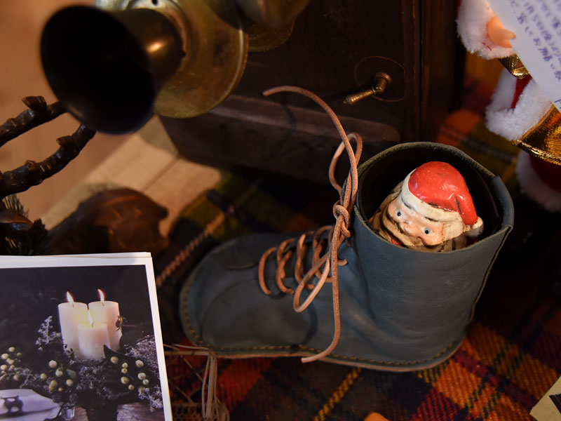 本店クリスマスディスプレイ