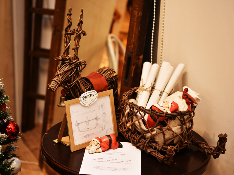 クリスマスディスプレイの作業風景その7