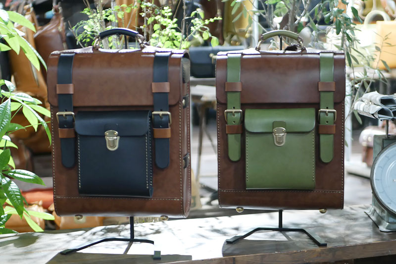 タンポナートで作ったガロンリュック チョコ