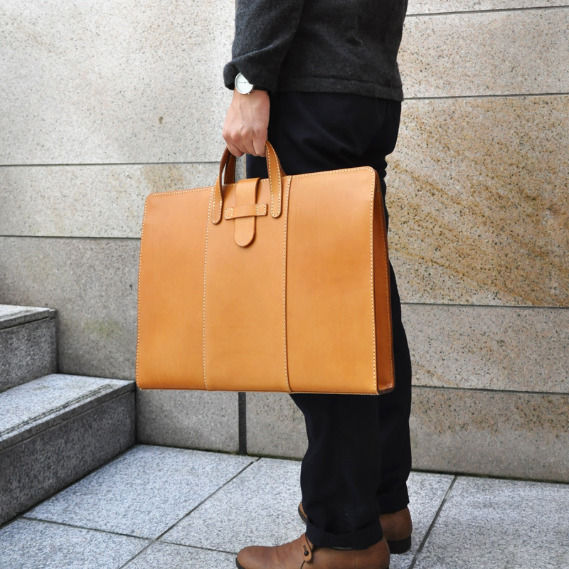 二本手薄マチビジネスバッグ(BW-101)