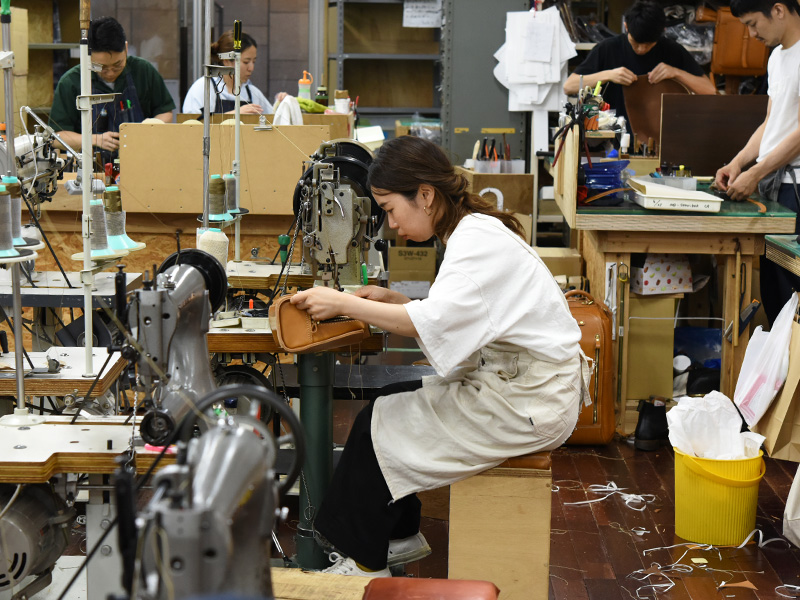 青木の普段の制作風景