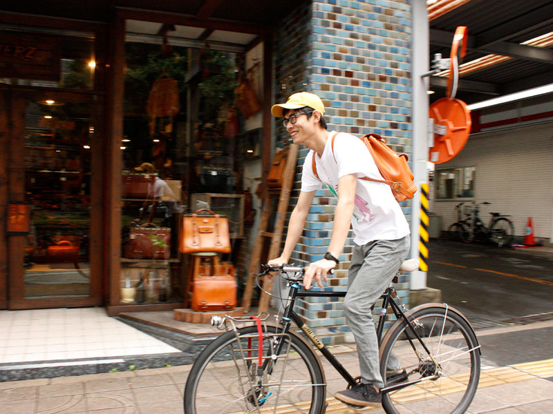 スタンダードなリュック(R-4) サイクリング1