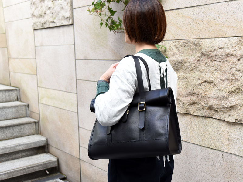 ロールトップトート(TB-1917) レディース肩掛け