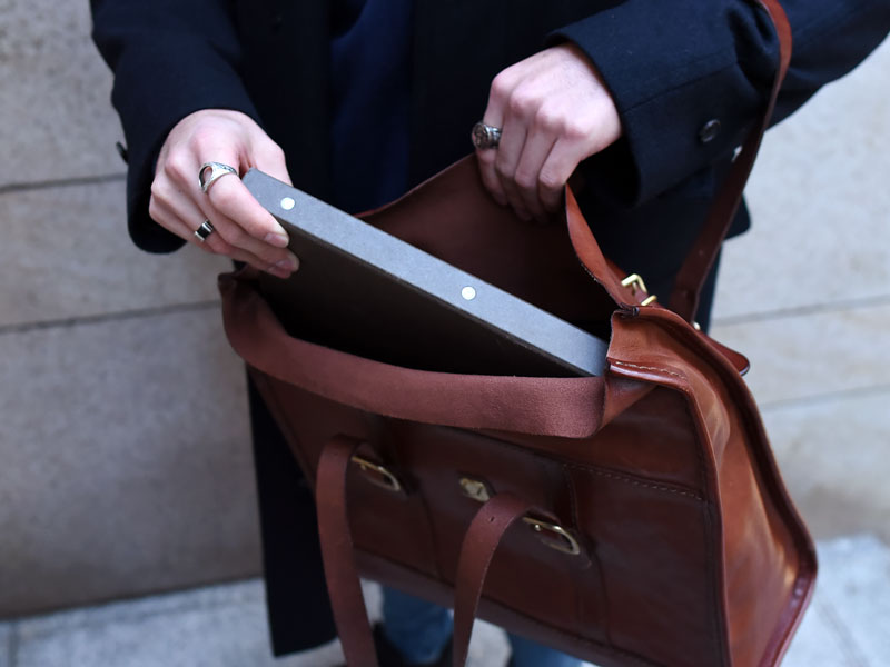 ロールトップトート(TB-1917) A4ファイル収納