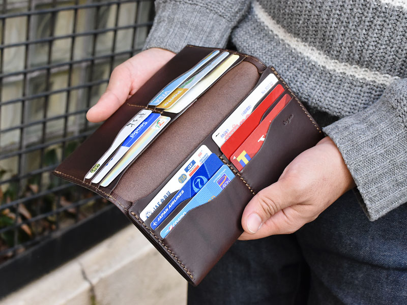 長財布(GS-33) カード収納例