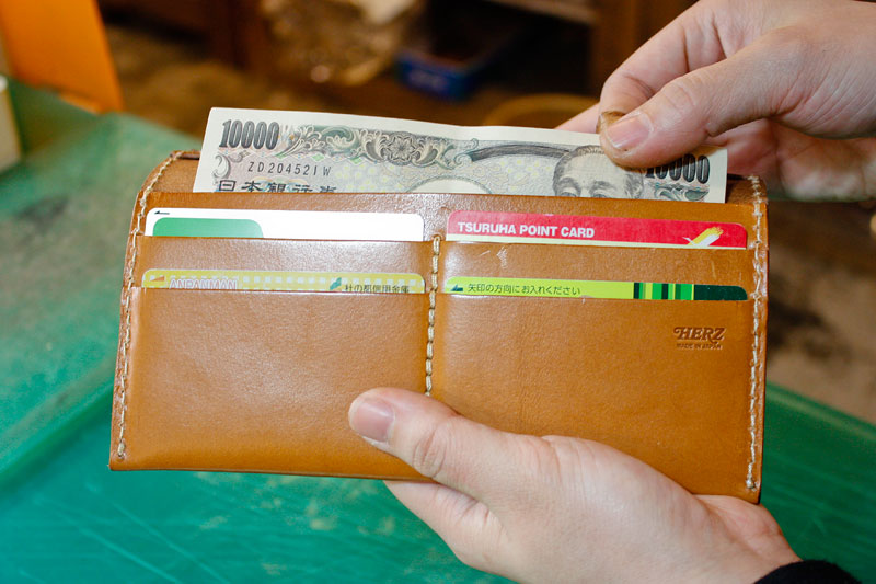 長財布(WL-17) 収納例