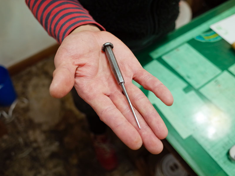 店長:清水のケガキ棒