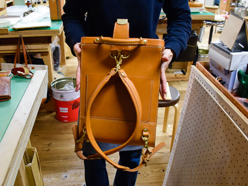 ダレスリュック(BJ-10) クッション付きストラップ