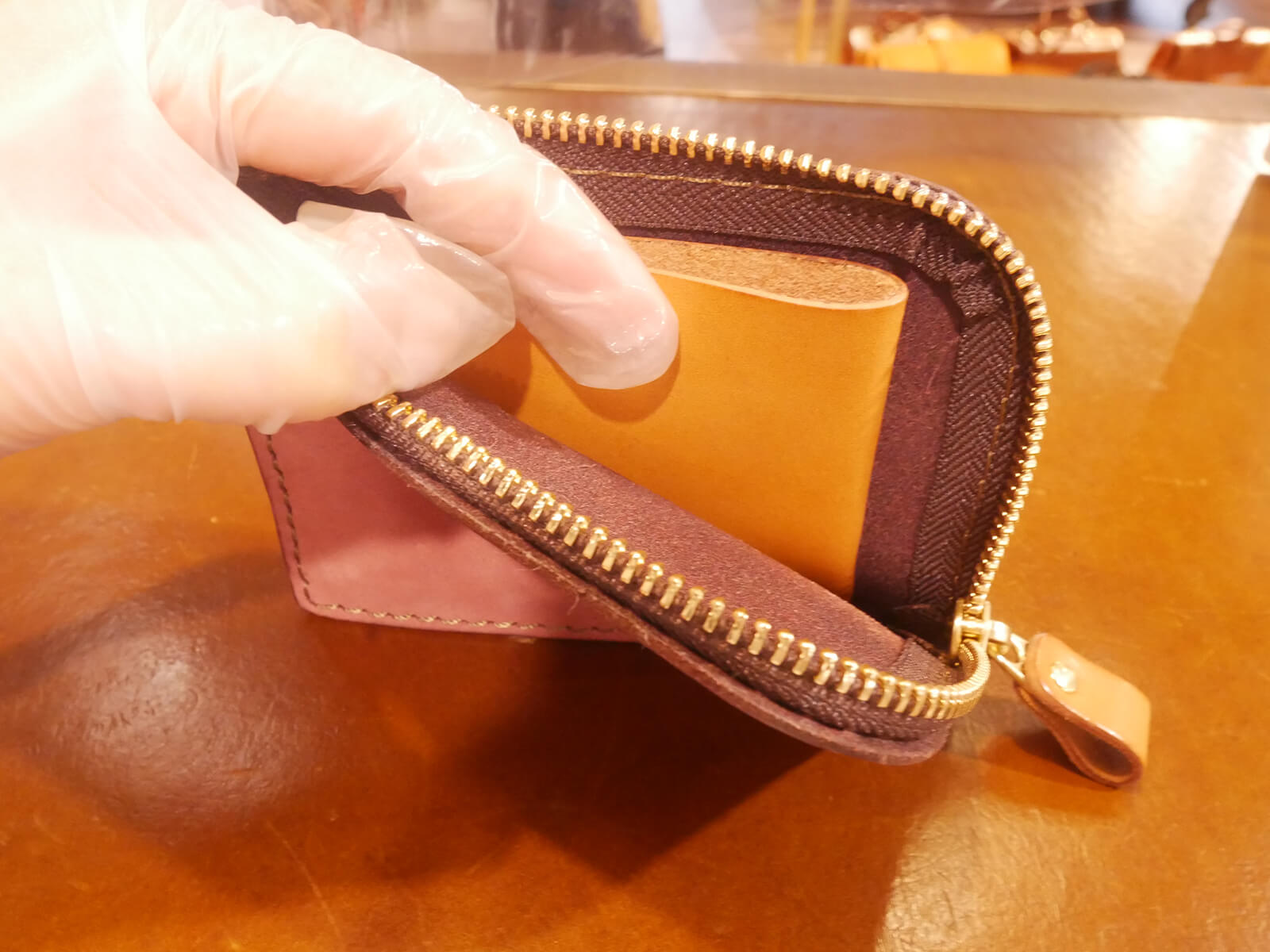 L字ファスナーミニ財布(KK-38)