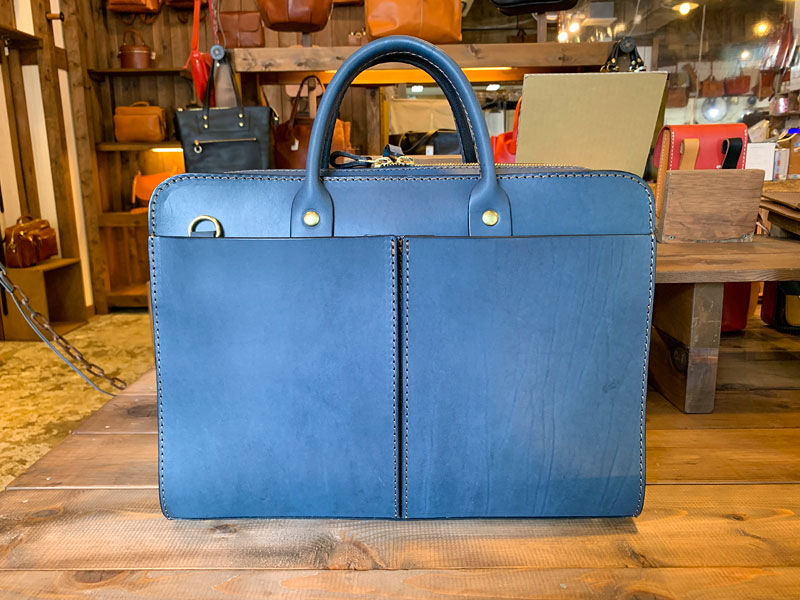 二本手2wayビジネスバッグ(BW-20)　デニムブルー