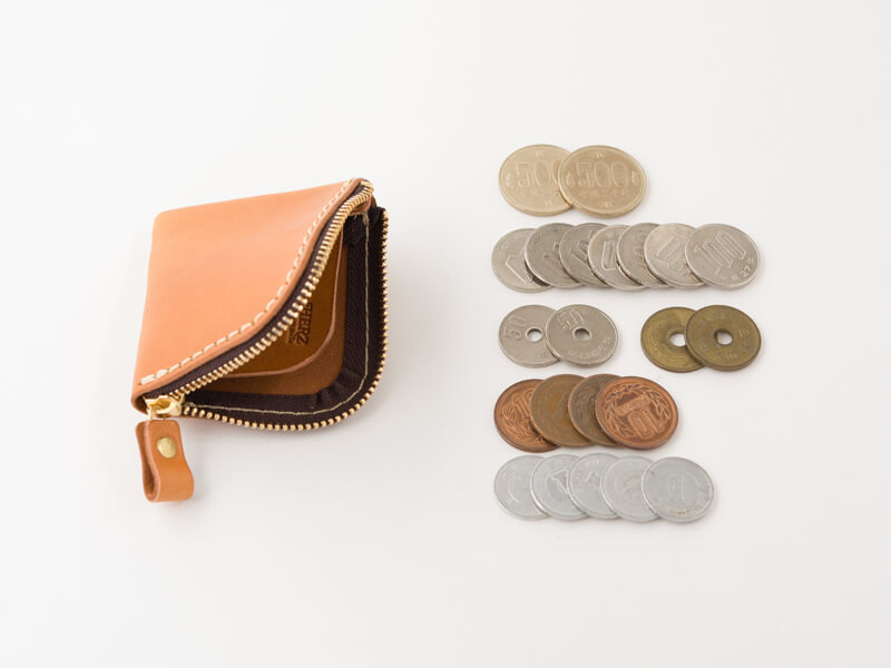 仕切り付き小銭入れ(KK-1) 収納例