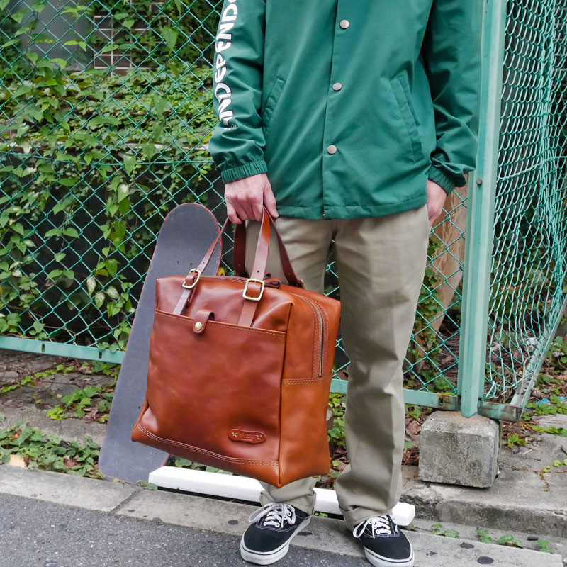 四角ボストン メンズ手持ち