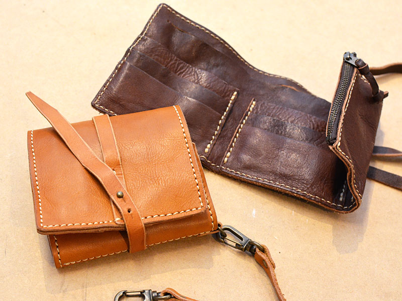 コード付き三つ折り財布(WH-302)