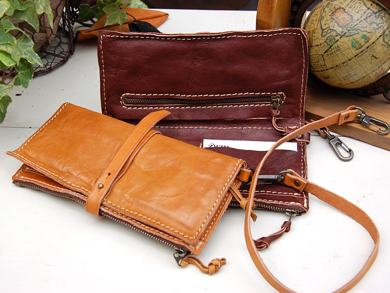 コード付きダブルファスナー長財布(WH-303)