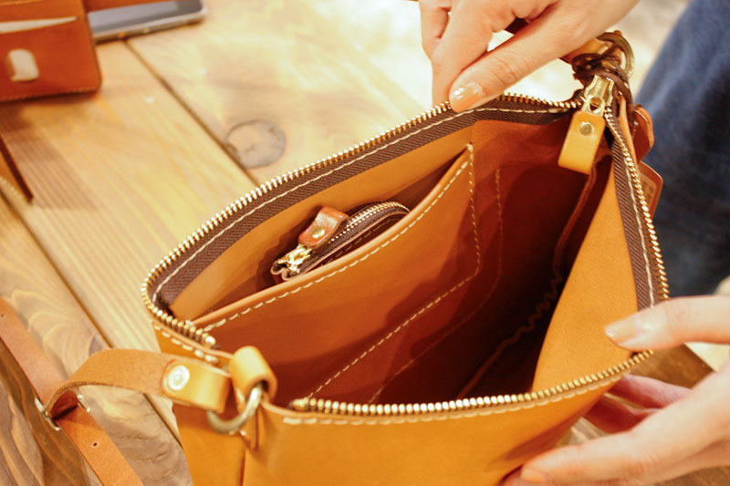 ミニチュイル 内ポケット収納例