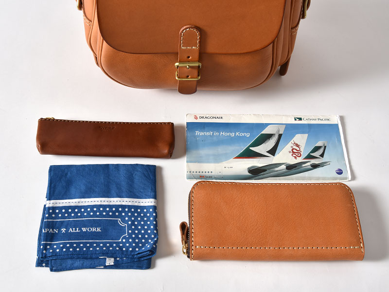 前ポケミニリュック(R-20) 前ポケット収納例