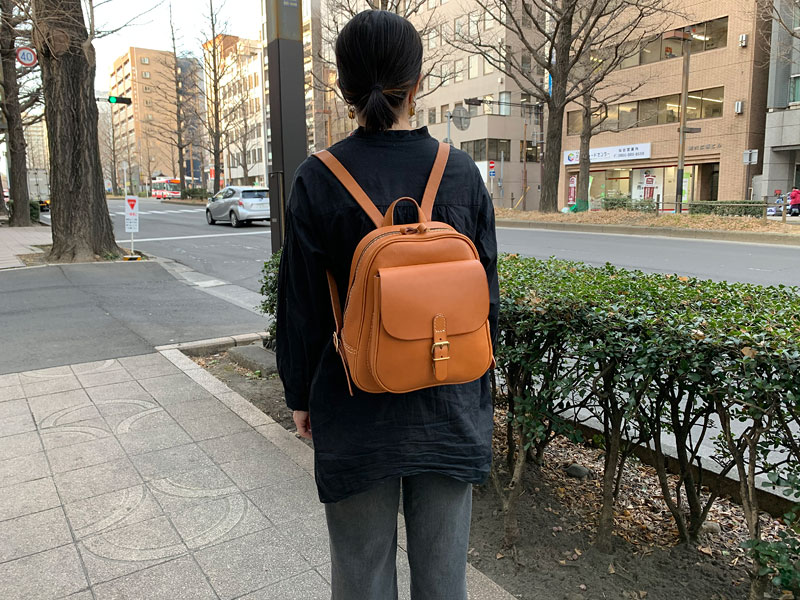 前ポケミニリュック(R-20) レディース着用