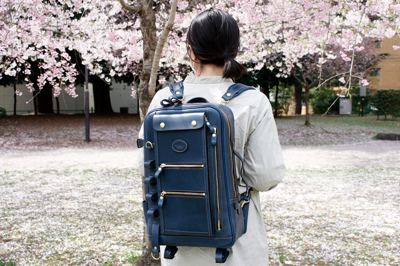 2wayスクエアリュック(R-66) ネイビー仕様