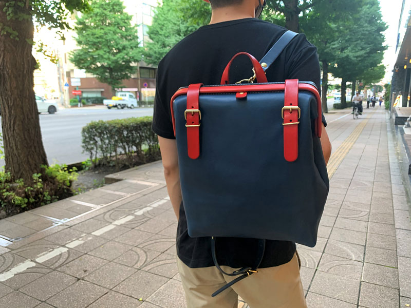 ラックスリュック(R-143-W)　ネイビー仕様