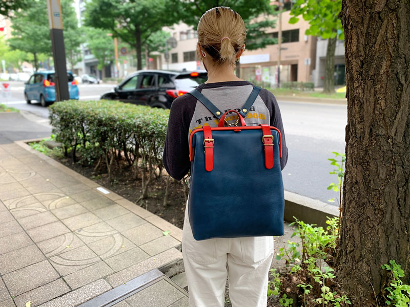 ラックスリュック(R-143-W)　ネイビー仕様2