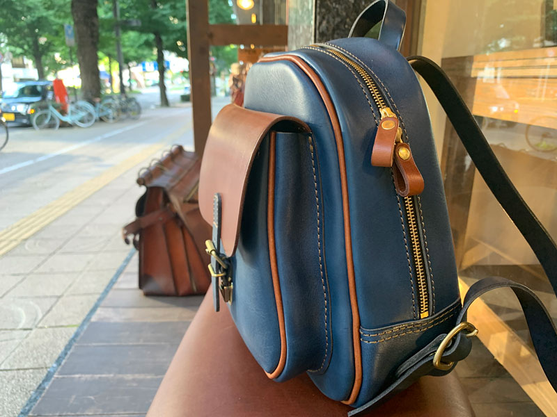 前ポケミニリュック(R-20)　ネイビー仕様4