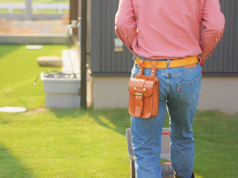 ガーデニングでのE-49-L-CA着用例2