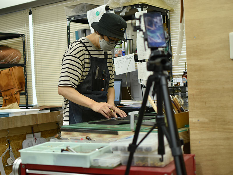 E-40-BK制作の様子(作り手:佐藤)1